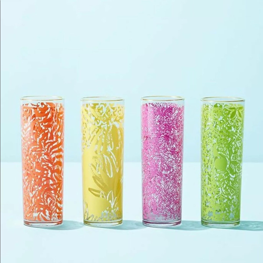 Lily Pulitzer For Target Drinking Glasses NIB